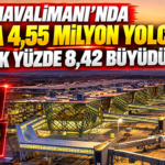 Ercan Havalimanı’nda 9 Ayda 4,55 Milyon Yolcu: Trafik Yüzde 8,42 Büyüdü