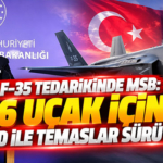 F-35 tedarikinde MSB: 6 uçak için ABD ile temaslar sürüyor