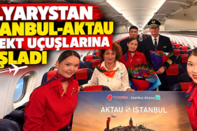 FlyArystan İstanbul-Aktau Direkt Uçuşlarına Başladı
