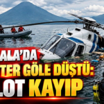 Guatemala’da helikopter göle düştü: 2 pilot kayıp