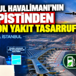 İstanbul Havalimanı'nın 4. Pistinden 284 Ton Yakıt Tasarrufu