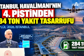 İstanbul Havalimanı'nın 4. Pistinden 284 Ton Yakıt Tasarrufu