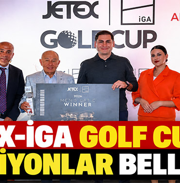 “JETEX-İGA Golf Cup”ta şampiyonlar belli oldu