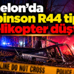 Kinnelon’da Robinson R44 tipi helikopter düştü