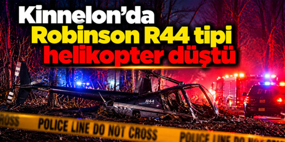 Kinnelon’da Robinson R44 tipi helikopter düştü