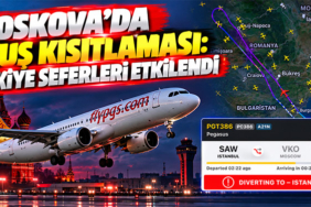 Moskova'da uçuş kısıtlaması: Türkiye seferleri etkilendi