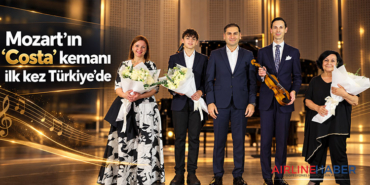 Mozart’ın “Costa” kemanı ilk kez Türkiye’de