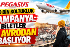 Pegasus'tan 200 Bin Koltukluk Kampanya: Biletler 11 Avrodan Başlıyor