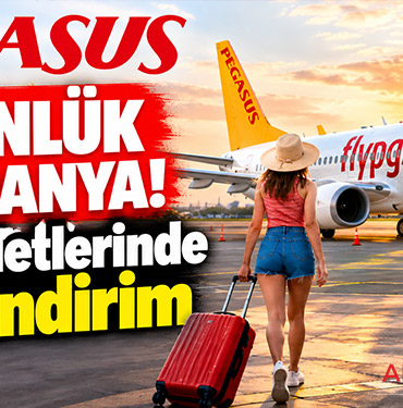 Pegasus'tan 3 Günlük Kampanya! Uçak Biletlerinde %40 İndirim