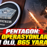 Pentagon: İran Operasyonlarında 21 Ölü, 865 Yaralı
