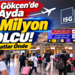 Sabiha Gökçen'de 9 Ayda 37,9 Milyon Yolcu! Dış Hatlar Önde