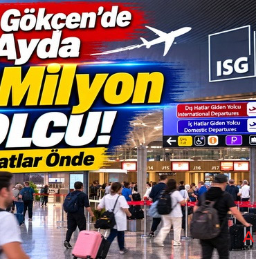 Sabiha Gökçen'de 9 Ayda 37,9 Milyon Yolcu! Dış Hatlar Önde