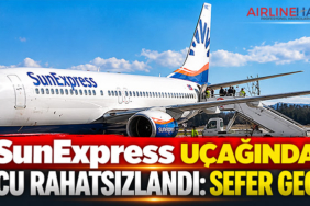 SunExpress uçağında yolcu rahatsızlandı: Sefer gecikti