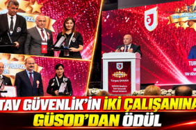 TAV Güvenlik'in İki Çalışanına GÜSOD'dan Ödül