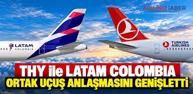 Turkish Airlines and LATAM Colombia sign joint flight agreement
