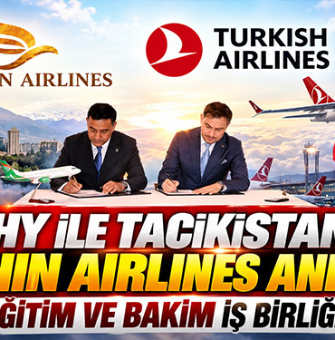THY ile Tacikistanlı Shohin Airlines Anlaştı: Eğitim ve Bakım İş Birliği