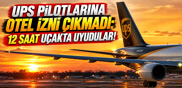 UPS pilots are not allowed to Sleep 12 hours on the flight